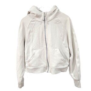 Lululemon Full Zip Hoodie Sz M/L  Bone/White Opal